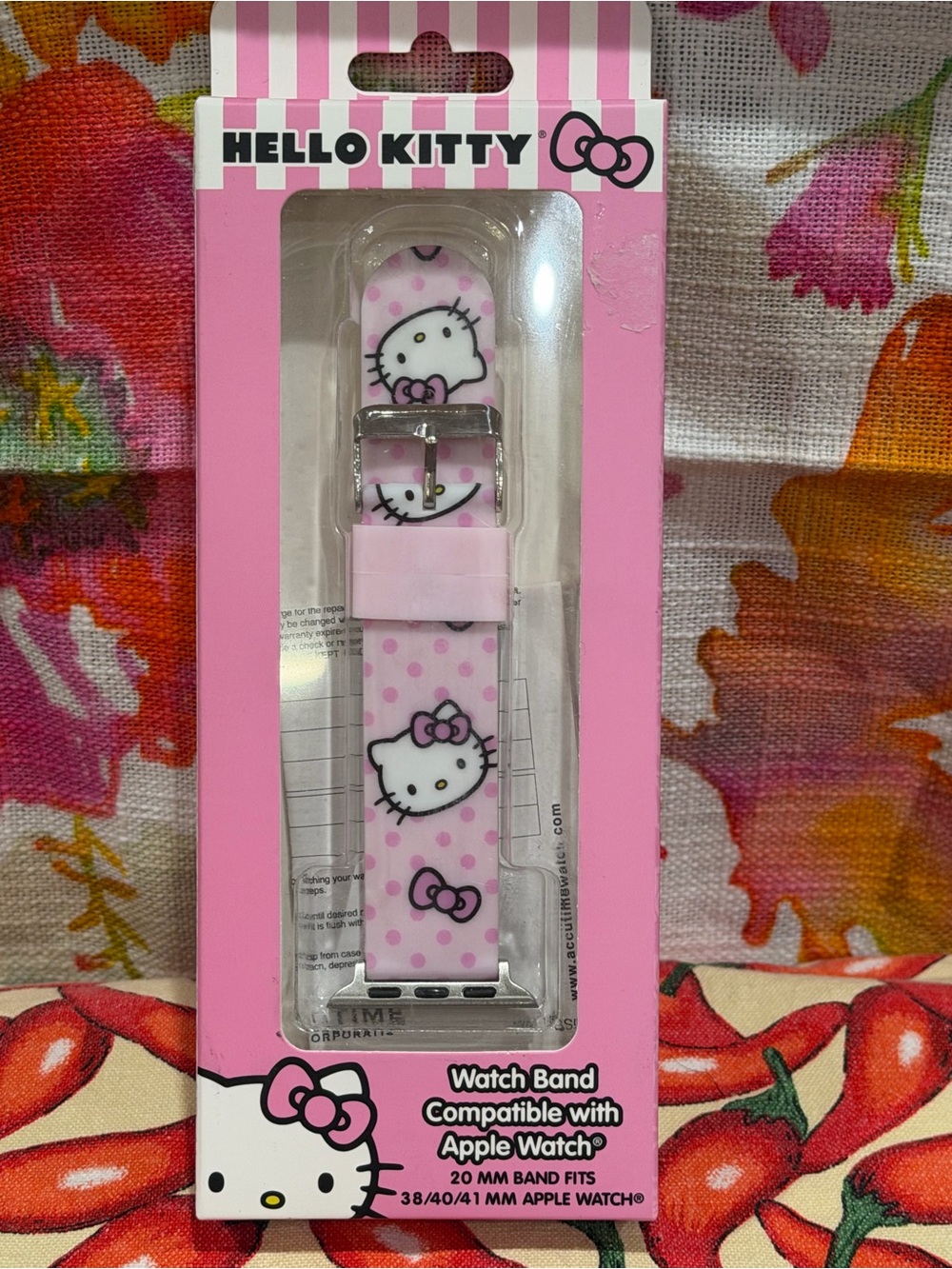 Hello Kitty Pink Apple Watch Band
